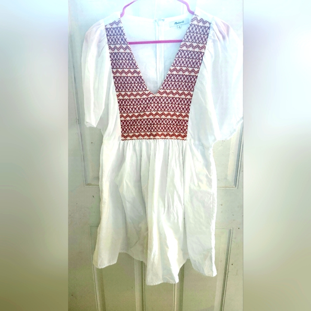 White summer dress